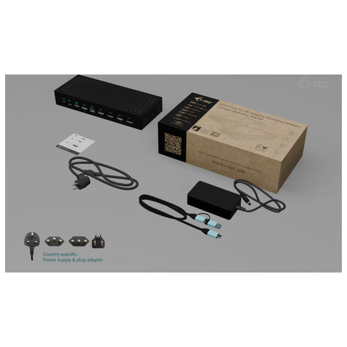 I-tec Docking Station Universal 5x 4K-60Hz Power Delivery 100W