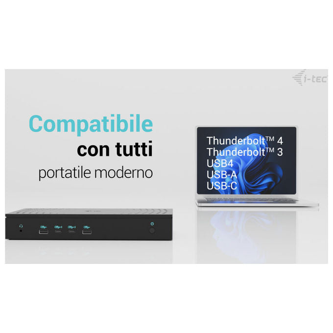 I-tec Docking Station Universal 5x 4K-60Hz Power Delivery 100W