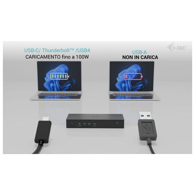 I-tec Docking Station Universal 5x 4K-60Hz Power Delivery 100W