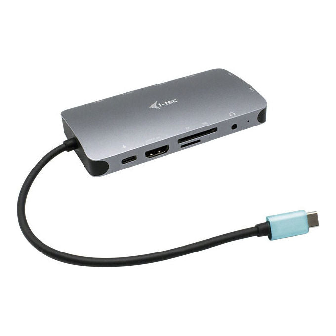 I-tec Docking Station USB-C Nano Metallo HDMI VGA LAN con Caricatore 100W