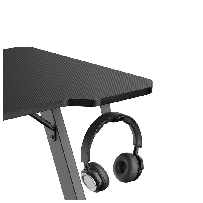 Noua Scrivania Gaming Ergonomica con Telaio Z e Portabicchieri