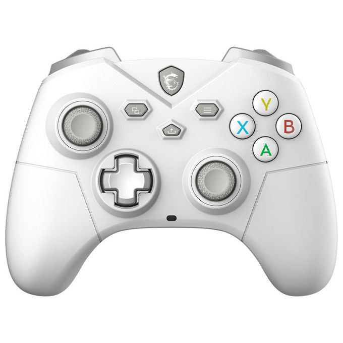 MSI, Gamepad Wireless Bianco, Analogico, USB 2.0, Per PC