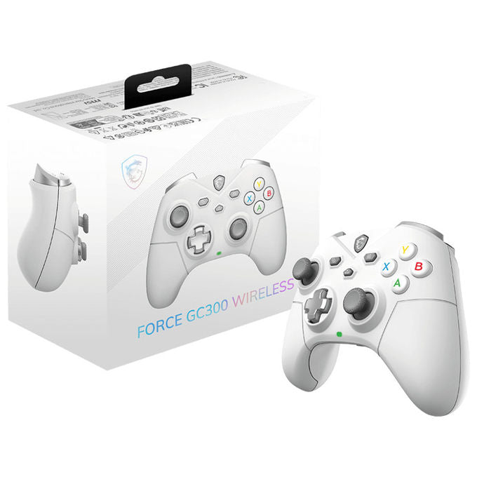 MSI, Gamepad Wireless Bianco, Analogico, USB 2.0, Per PC