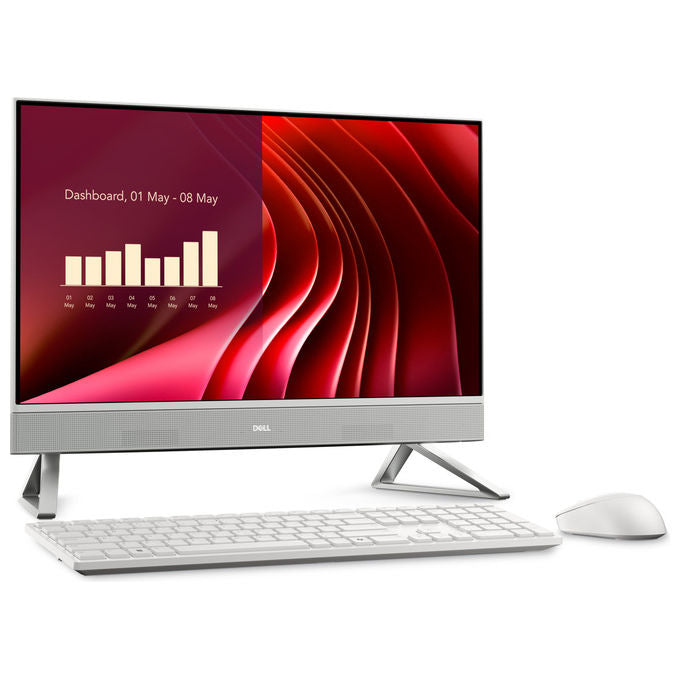 Dell EC24250 PC All-in-One 23.8'' Intel Core 7 150U 16 GB DDR5 1 TB SSD NVMe Touchscreen Full HD Wi-Fi 6E Windows 11 Pro colore Bianco