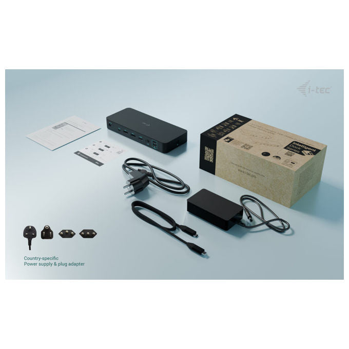 I-tec Docking station USB-C Triple Display 4K alimentazione 100W