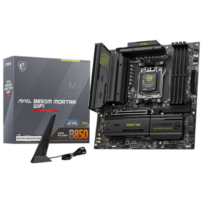 MSI Mag B850M Mortar Wifi scheda madre micro Atx Am5
