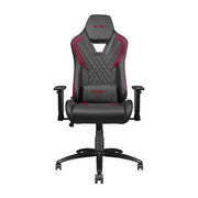 Nuwo Sedia Gaming Doox Red, Ecopelle Nera e Rossa, Memory Foam