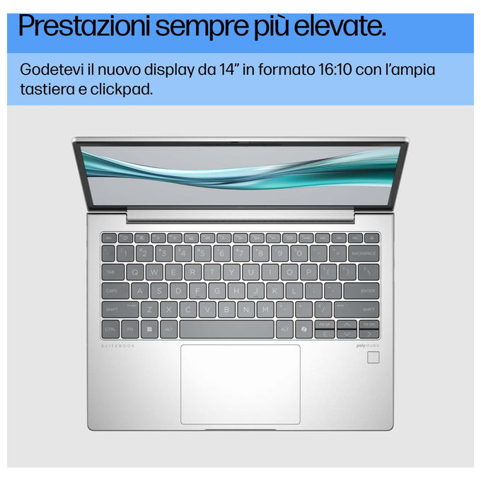 HP EliteBook 640 G11 Notebook Intel Core Ultra 7 16GB 512GB SSD 14 pollici Argento colore Argento