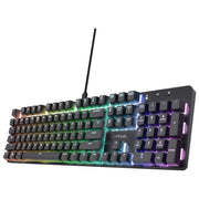 Trust GXT 871 Zora Tastiera Gaming Meccanica Italiana Nera