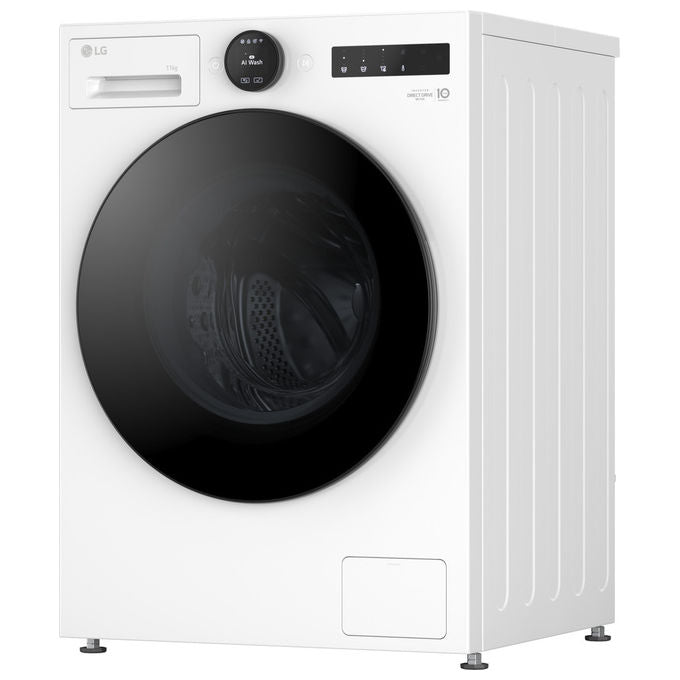 LG F4X7011TWB Serie X7 Lavatrice Frontale 11 Kg 1400 rpm Classe A AI DD TurboWash 360 Wi-Fi Vapore (85x60x56.5 cm) colore Bianco