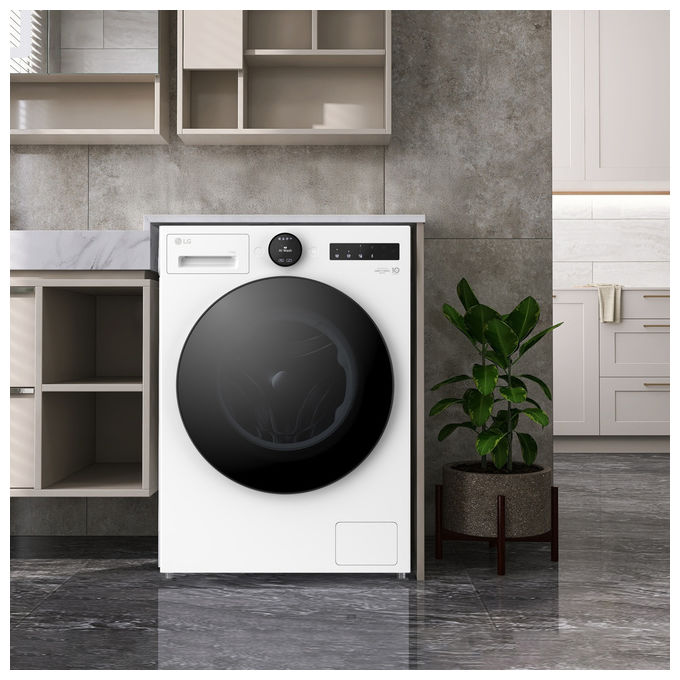 LG F4X7011TWB Serie X7 Lavatrice Frontale 11 Kg 1400 rpm Classe A AI DD TurboWash 360 Wi-Fi Vapore (85x60x56.5 cm) colore Bianco
