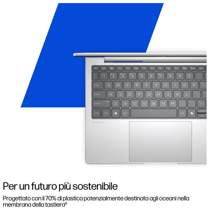 HP G1i Computer portatile 13.3'' Intel Core Ultra 5 16GB RAM 512GB SSD Windows 11 Pro Argenteo