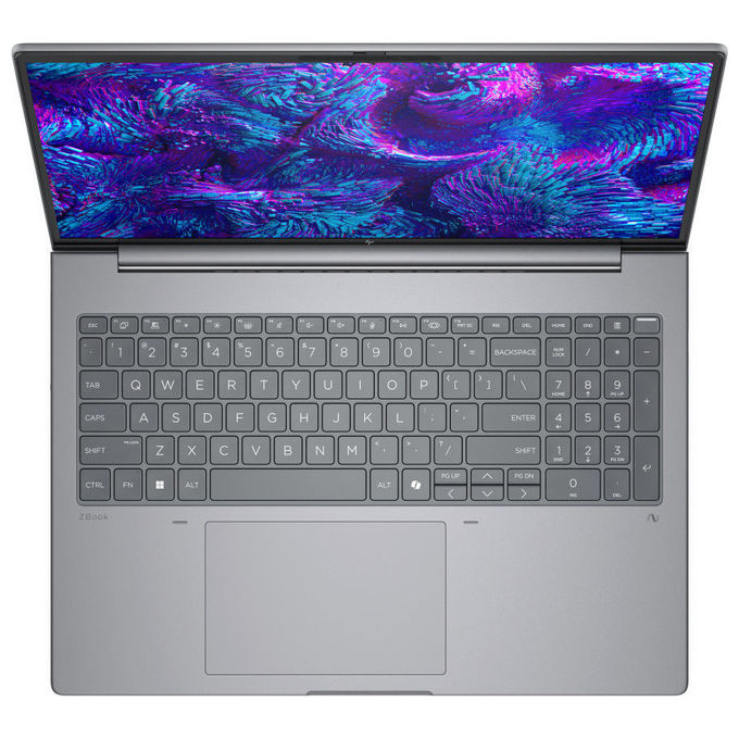HP B72V0ET ZBook 8 G1i Workstation Mobile Argento 40,6 cm 16 pollici Intel Core Ultra 9 RAM 32GB SSD 1TB NVIDIA RTX 500 Ada Windows 11 Pro colore Argento
