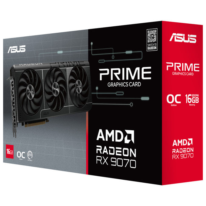 ASUS Radeon RX 9070 16GB GDDR6 Scheda Grafica