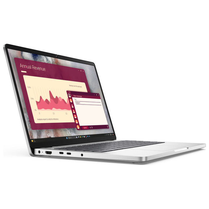 Dell PC14250 Intel Core Ultra 7 16GB DDR5 512GB SSD 14 pollici Windows 11 Pro colore Platino