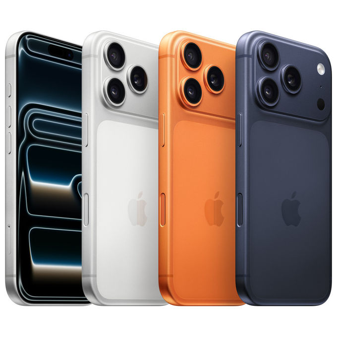Apple MG8Q4QN-A iPhone 17 Pro Smartphone 6.3'' OLED 1TB 5G iOS 26 Doppia SIM USB-C colore Cosmic Orange