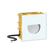 Lomb KIT_ Segnapasso Led 4K Bianca Alluminio