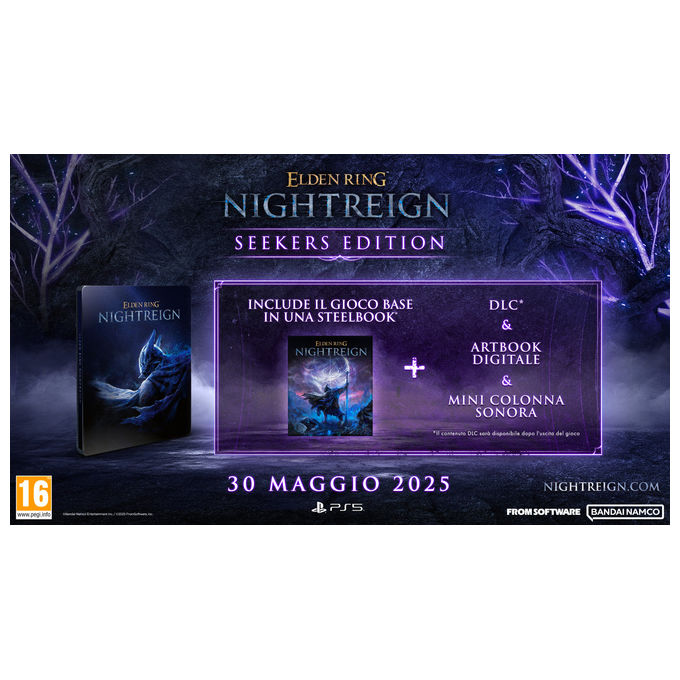 Bandai Namco Elden Ring Nightreign Seekers Edition Gioco PS5