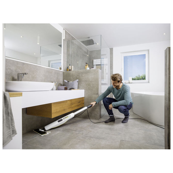 Kärcher SC 3 Upright Scopa a Vapore 0,5 L 1600W Nero Bianco
