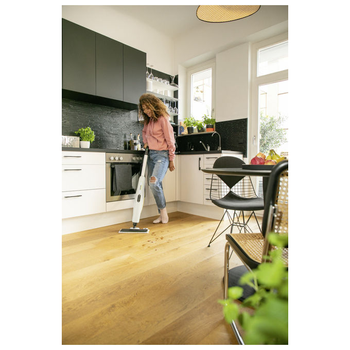 Kärcher SC 3 Upright Scopa a Vapore 0,5 L 1600W Nero Bianco