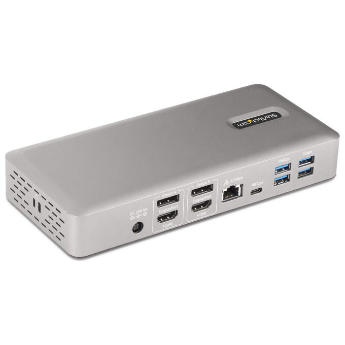StarTech Docking Station Thunderbolt 4 Multi Monitor 2xHDMI 2xDisplayPort Grigio