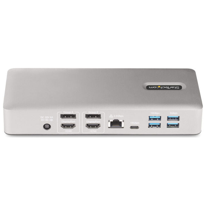 StarTech Docking Station Thunderbolt 4 Multi Monitor 2xHDMI 2xDisplayPort Grigio