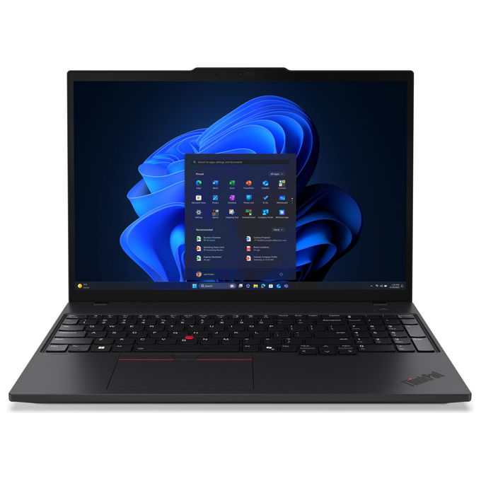 Lenovo ThinkPad T16 Gen 4 Intel Core Ultra 7 255U Notebook 16'' WUXGA 16GB DDR5 512GB SSD Windows 11 Pro colore Nero