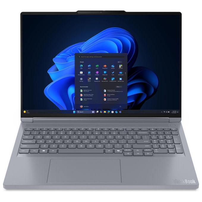Lenovo 21U0000YIX ThinkBook 16p G6 CPU AMD Ryzen 9 8940HX GPU NVIDIA RTX 5060 32GB RAM 1TB SSD Wi-Fi 7 Windows 11 Pro 16 pollici Grigio