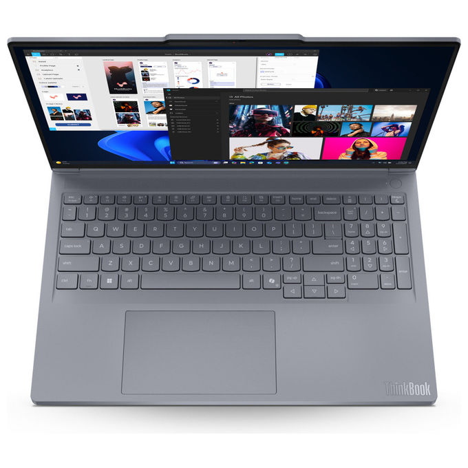 Lenovo 21U0000YIX ThinkBook 16p G6 CPU AMD Ryzen 9 8940HX GPU NVIDIA RTX 5060 32GB RAM 1TB SSD Wi-Fi 7 Windows 11 Pro 16 pollici Grigio