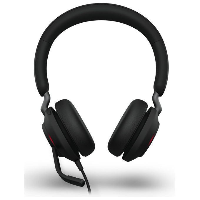 Jabra Evolve2 40 SE Cuffie Biauricolari Cablate Nere