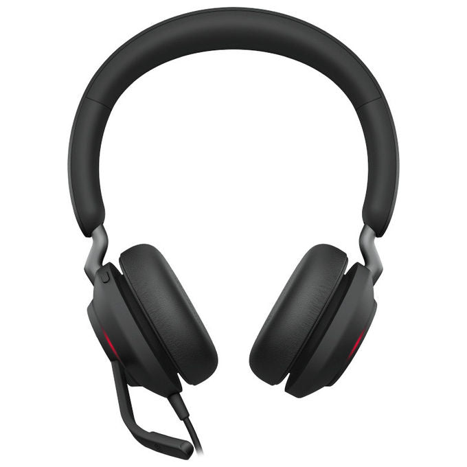 Jabra Evolve2 40 SE Cuffie Biauricolari Cablate Nere
