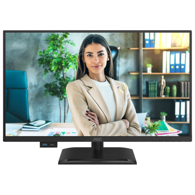 AOC 24P4U Monitor PC 23.8'' Full HD IPS 120Hz 4ms AMD FreeSync Hub USB 3.2 Altoparlanti colore Nero