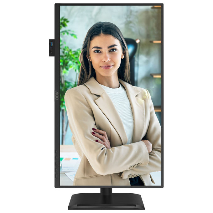AOC 24P4U Monitor PC 23.8'' Full HD IPS 120Hz 4ms AMD FreeSync Hub USB 3.2 Altoparlanti colore Nero