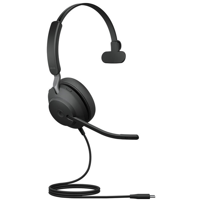 Jabra Evolve2 40 SE Auricolare Cablato USB-C Nero