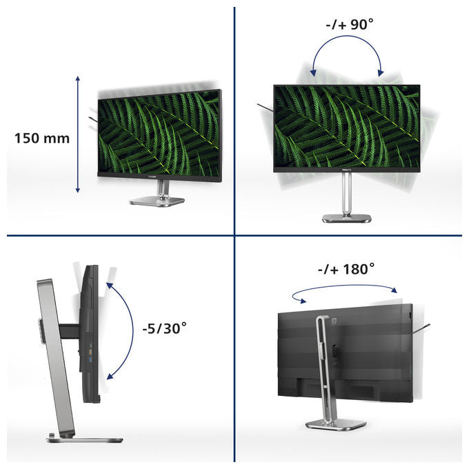 Philips Monitor 24B2G5200-00 23.8'' Full HD Antracite