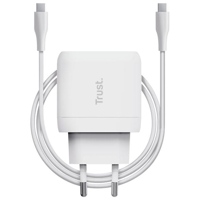 Trust Caricabatteria USB-C GaN 45W con Cavo 2m