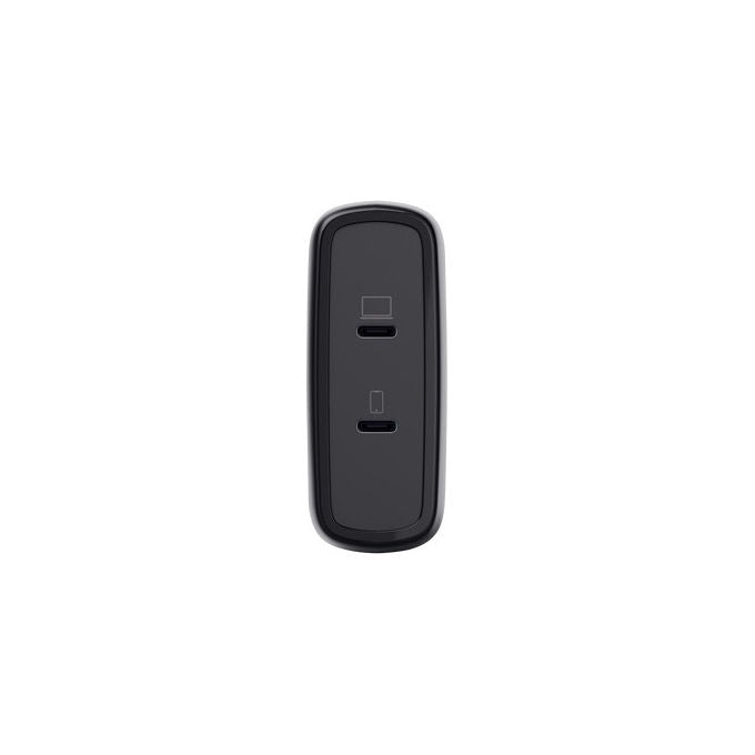 Trust 25527 Maxo Caricabatteria USB-C GaN 2 Porte 100W Ricarica Rapida Power Delivery 3.0 PPS colore Nero