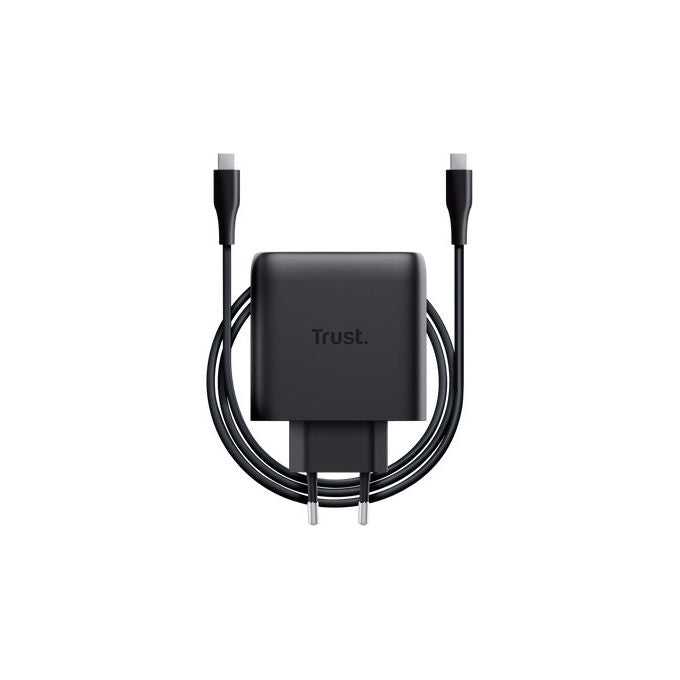 Trust Caricabatteria USB-C GaN 65W con cavo 2m