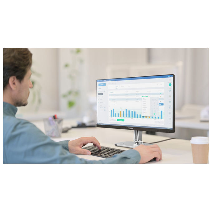 Philips Monitor 23.8'' Full HD LCD 24B2G5301-00 Nero