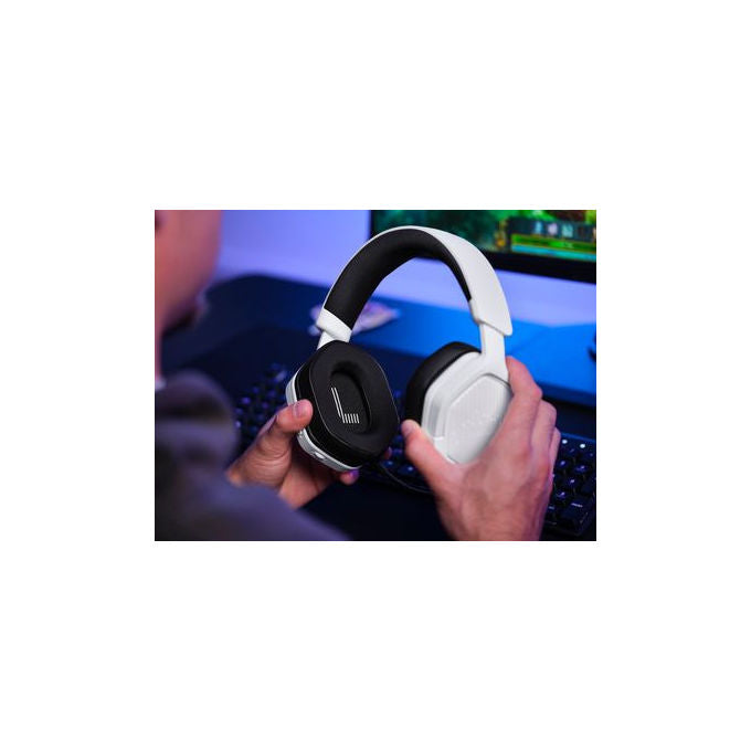 Trust GXT 493W Carus Cuffie Gaming Bluetooth Bianco