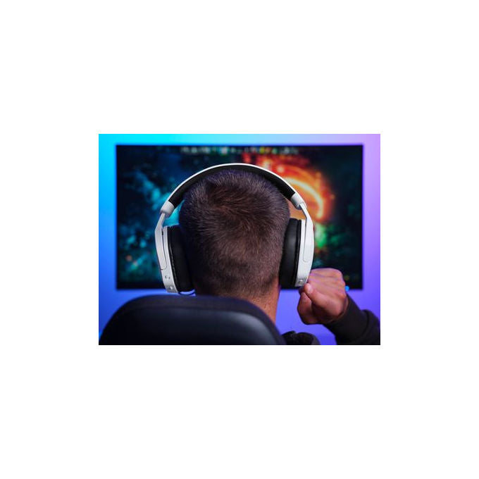 Trust GXT 493W Carus Cuffie Gaming Bluetooth Bianco
