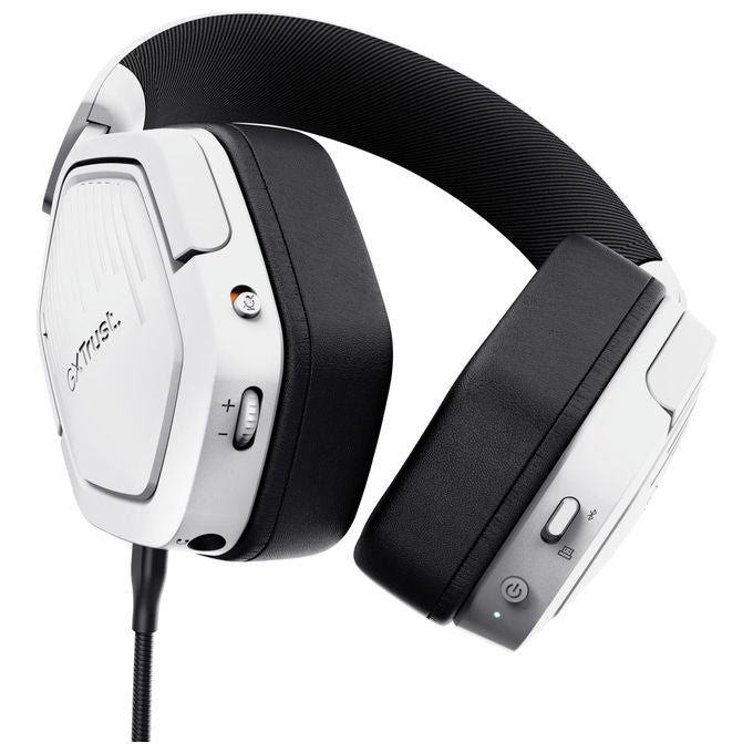 Trust GXT 493W Carus Cuffie Gaming Bluetooth Bianco