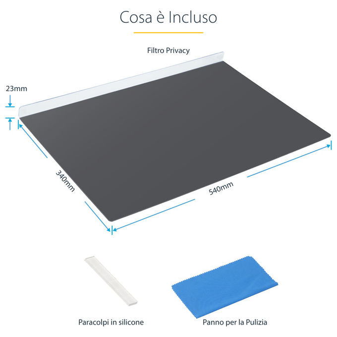 StarTech.com Filtro Privacy Monitor 24'' 16:10 Acrilico Lucido