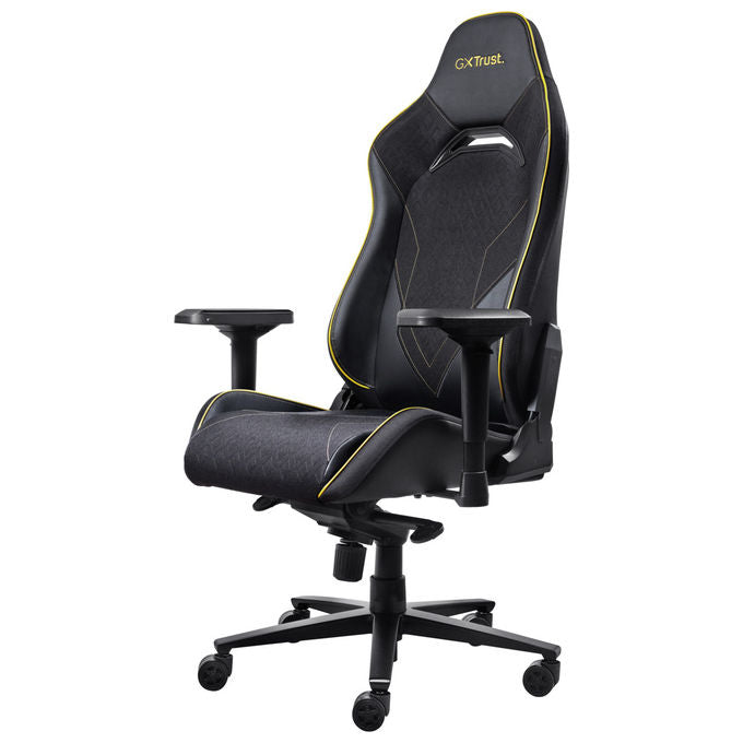 Trust GXT 721 Ruya Pro Sedia Gaming Universale braccioli 4D supporto lombare regolabile pistone classe 4 150 Kg colore Nero