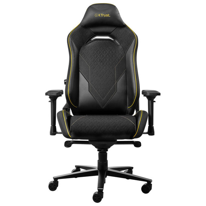 Trust GXT 721 Ruya Pro Sedia Gaming Universale braccioli 4D supporto lombare regolabile pistone classe 4 150 Kg colore Nero