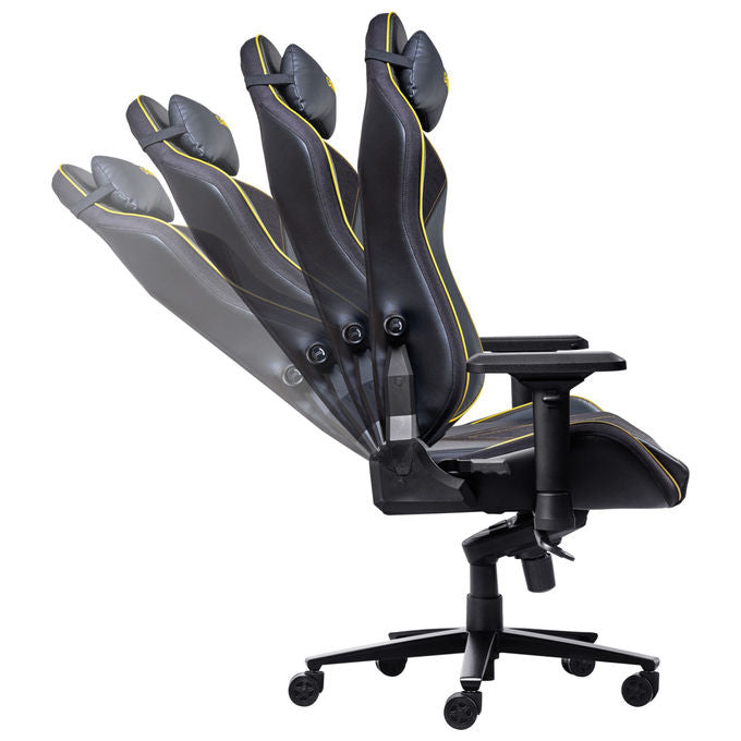 Trust GXT 721 Ruya Pro Sedia Gaming Universale braccioli 4D supporto lombare regolabile pistone classe 4 150 Kg colore Nero