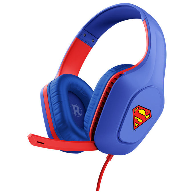 Trust GXT 415SM Zirox Auricolare Gaming Blu Rosso