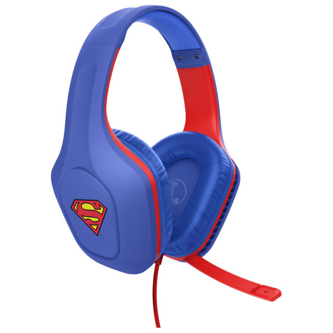 Trust GXT 415SM Zirox Auricolare Gaming Blu Rosso