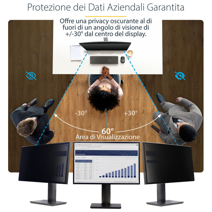 StarTech.com Filtro Privacy Monitor 27'' 16:9 Acrilico Lucido