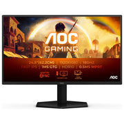AOC 25G42E G4 Monitor Gaming 24.5'' Full HD Fast IPS 180Hz 1ms HDR10 Adaptive Sync colore Nero Rosso